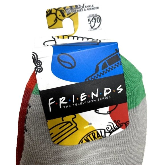 Friends TV Show Ankle Socks - 3 pack - NWT, Size O/S, Mix and Match Ankle Sock P - Picture 3 of 8